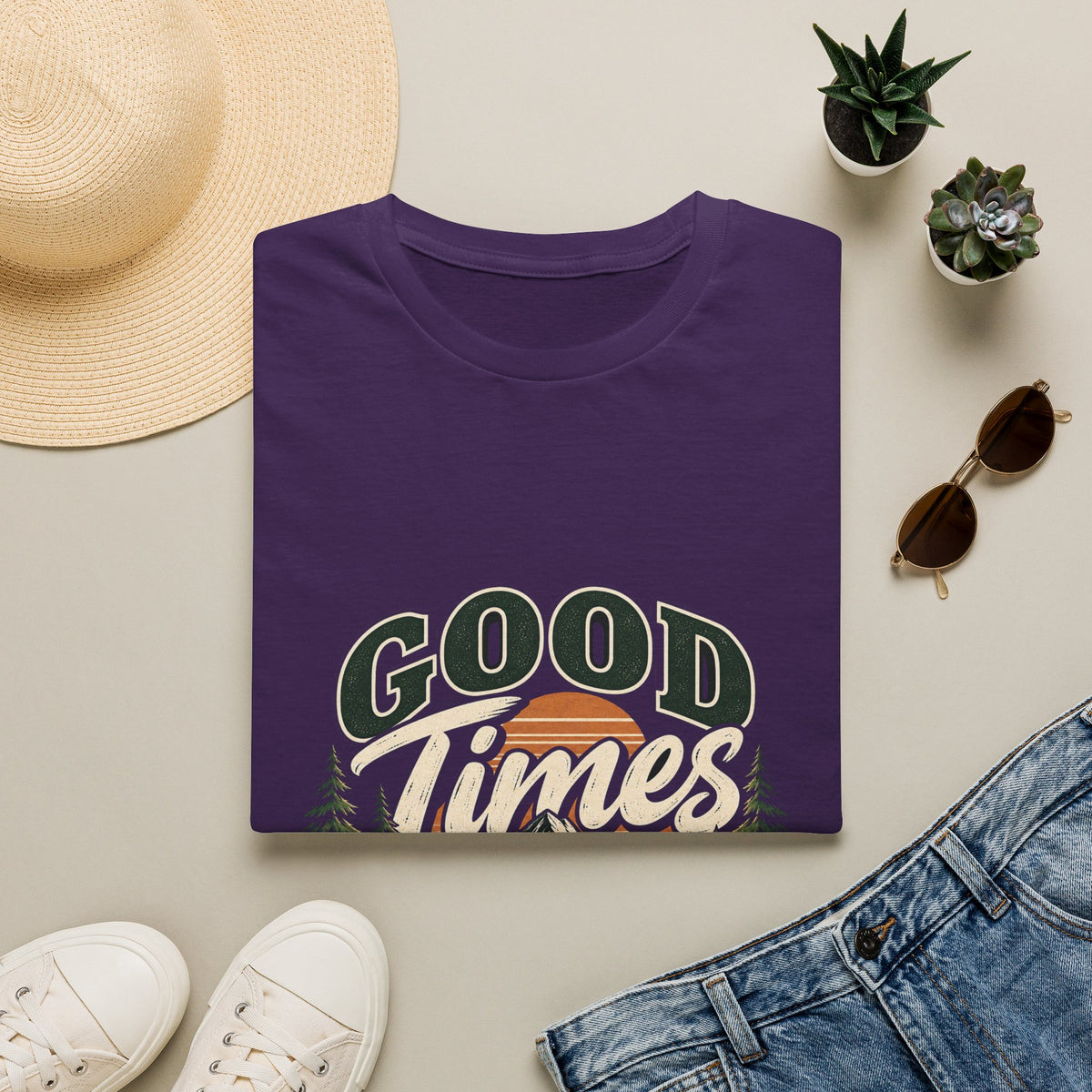 Good Times Questionable Decisions - Classic Tee