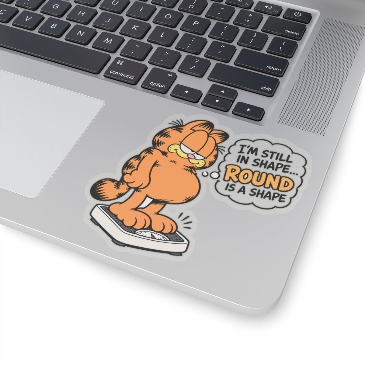 Round Shape Garfield - Kiss-Cut Sticker