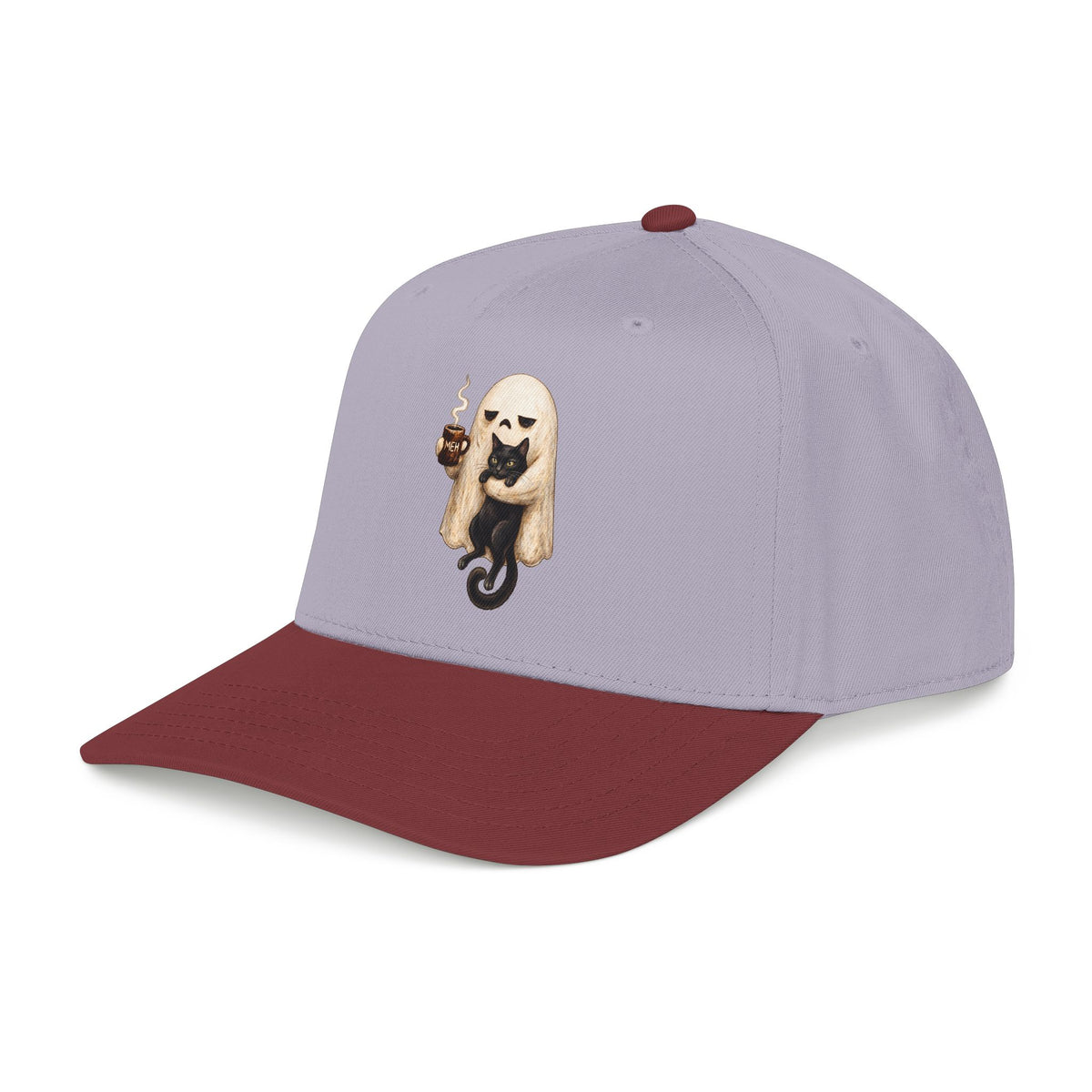 Meh Ghost and Black Cat - OTTO Baseball Hat