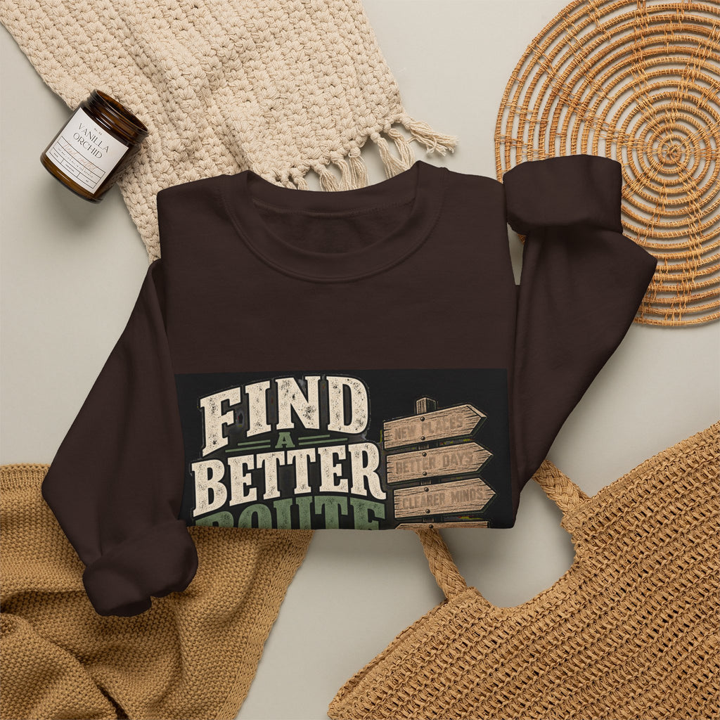 Find A Better Route - Crewneck Sweatshirt