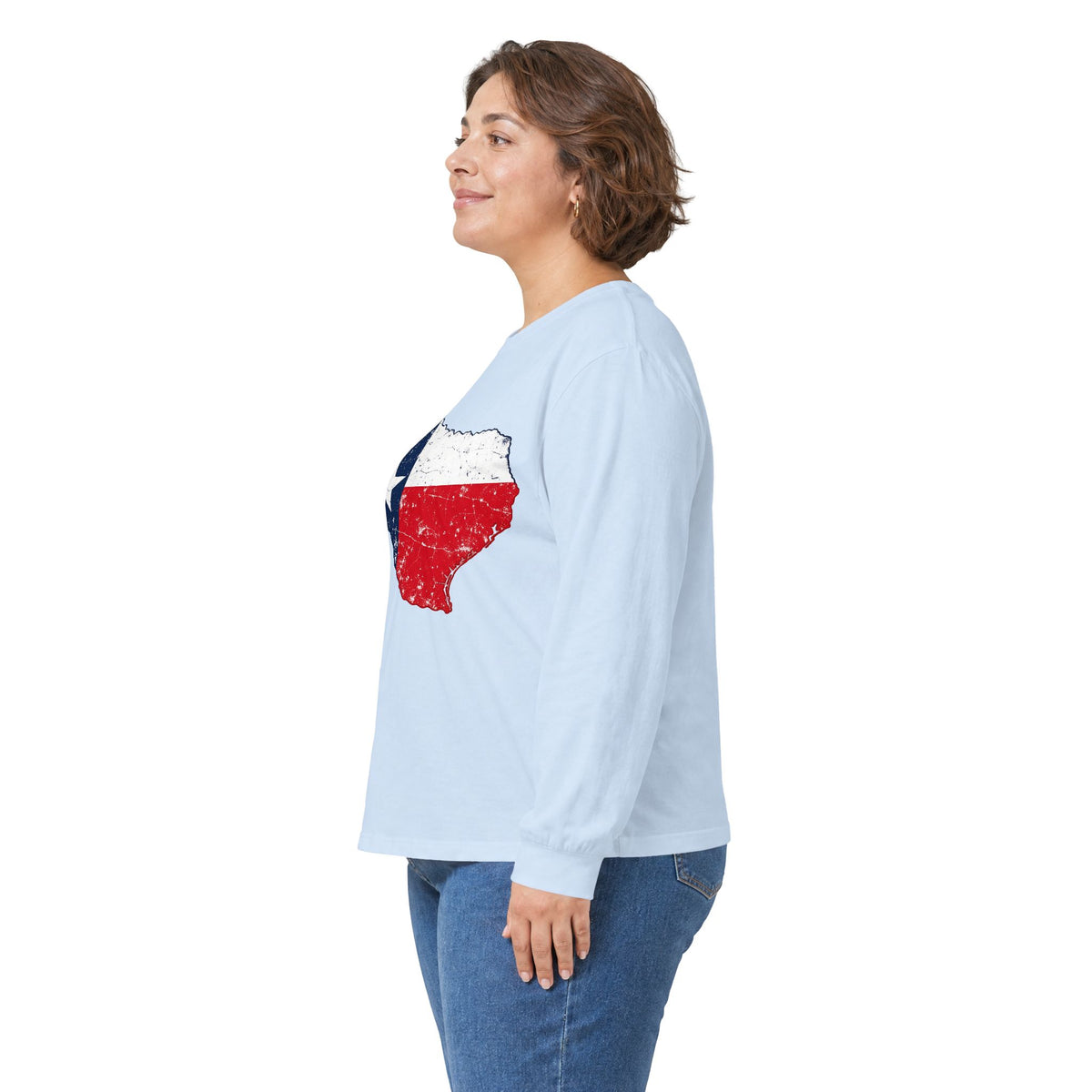 Weathered Texas Flag - Unisex Ultra Cotton Long Sleeve Tee