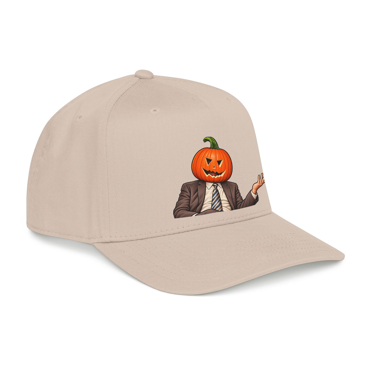 Pumpkin Head Office Cartoon - OTTO Baseball Hat