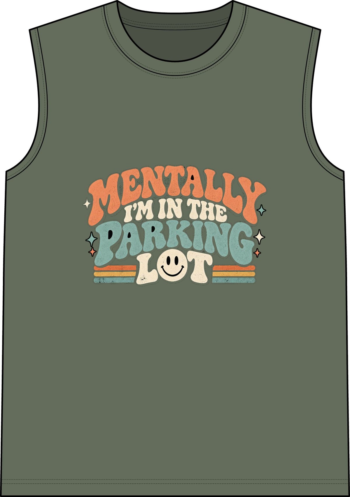 Secretly Plotting Dark Parking - Classic Tank
