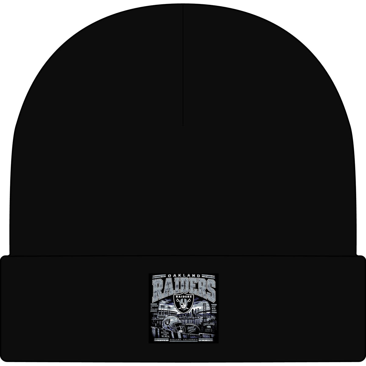 Oakland Raiders Black Heritage - AS Colour 1107 Cuff Beanie