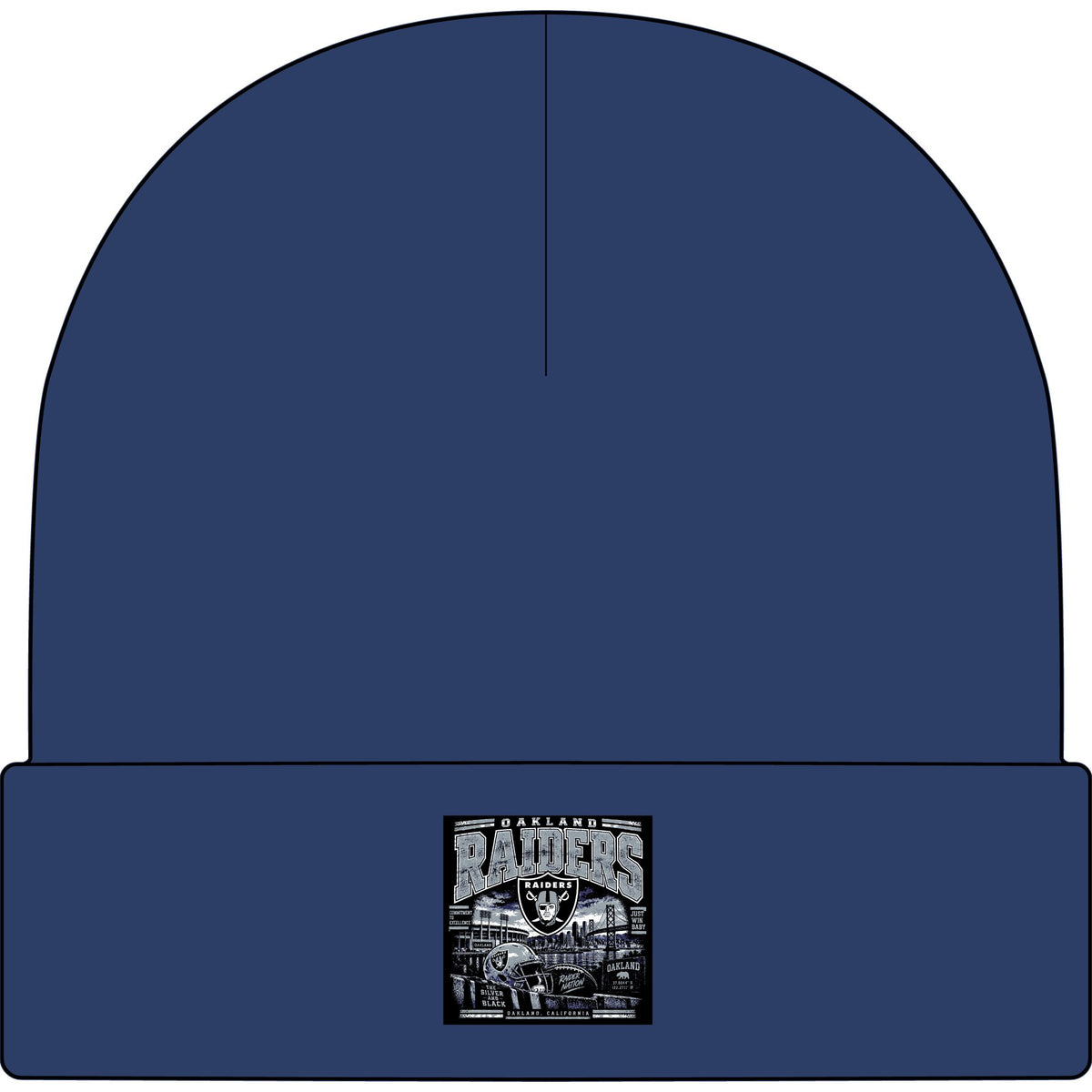 Oakland Raiders Black Heritage - AS Colour 1107 Cuff Beanie
