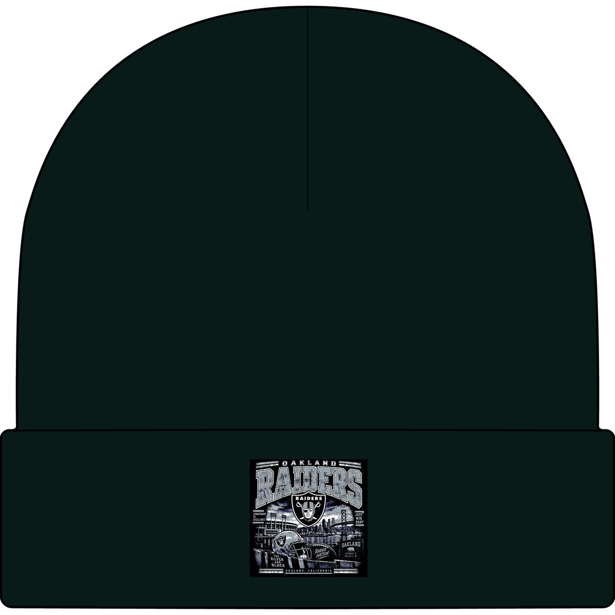 Oakland Raiders Black Heritage - AS Colour 1107 Cuff Beanie
