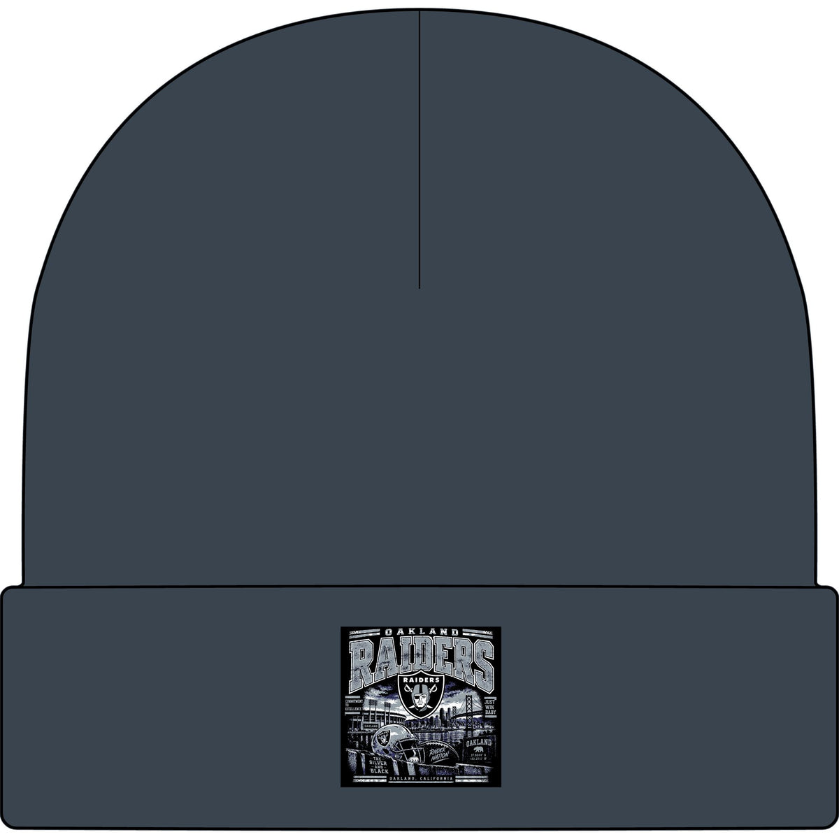 Oakland Raiders Black Heritage - AS Colour 1107 Cuff Beanie