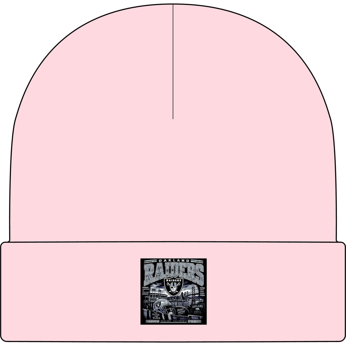 Oakland Raiders Black Heritage - AS Colour 1107 Cuff Beanie