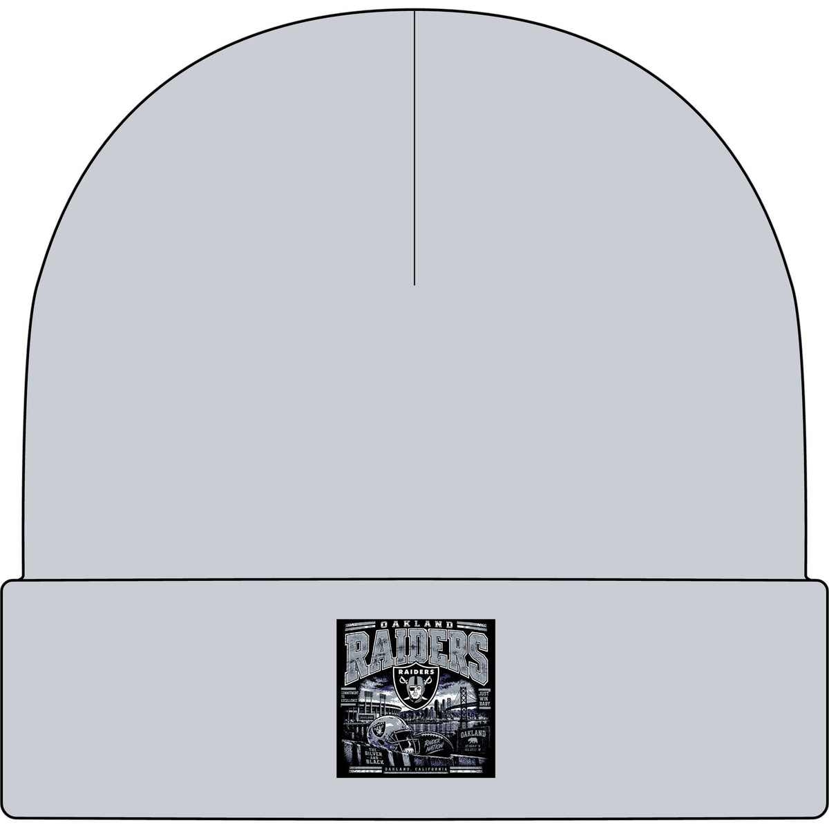 Oakland Raiders Black Heritage - AS Colour 1107 Cuff Beanie