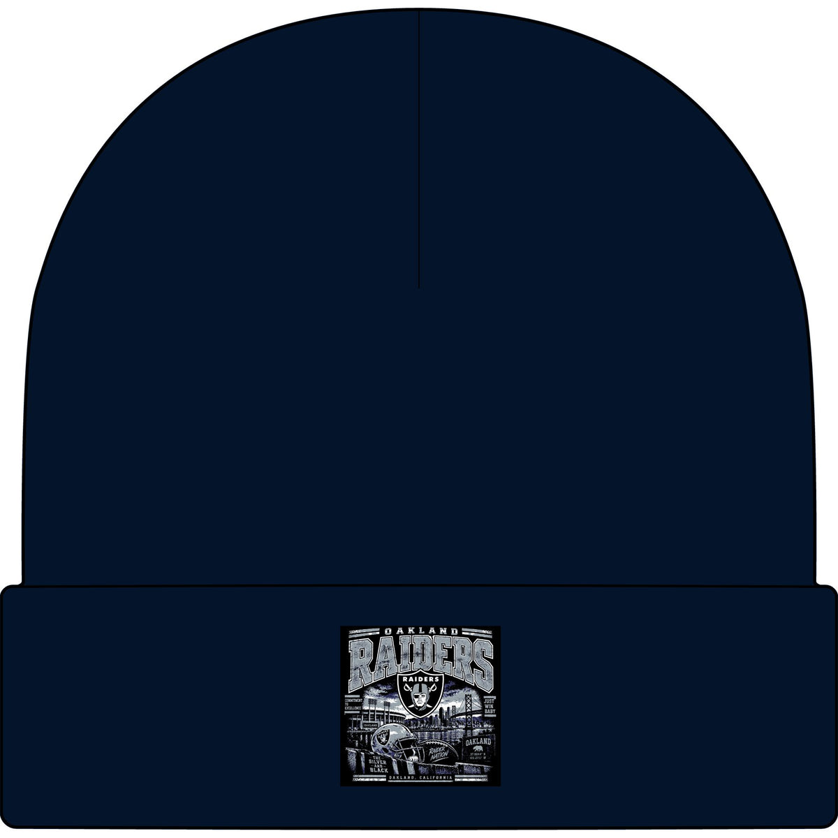 Oakland Raiders Black Heritage - AS Colour 1107 Cuff Beanie