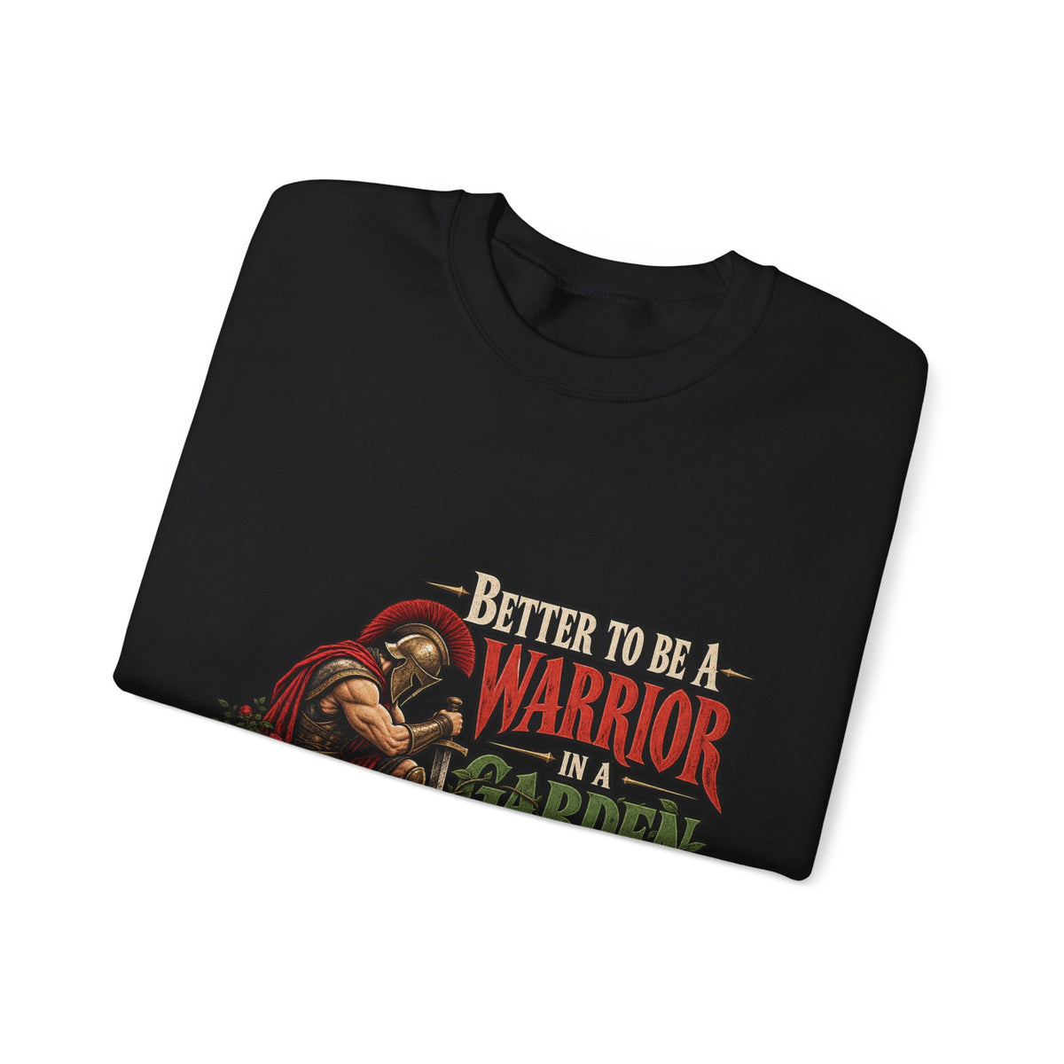 Warrior In A Garden - Crewneck Sweatshirt