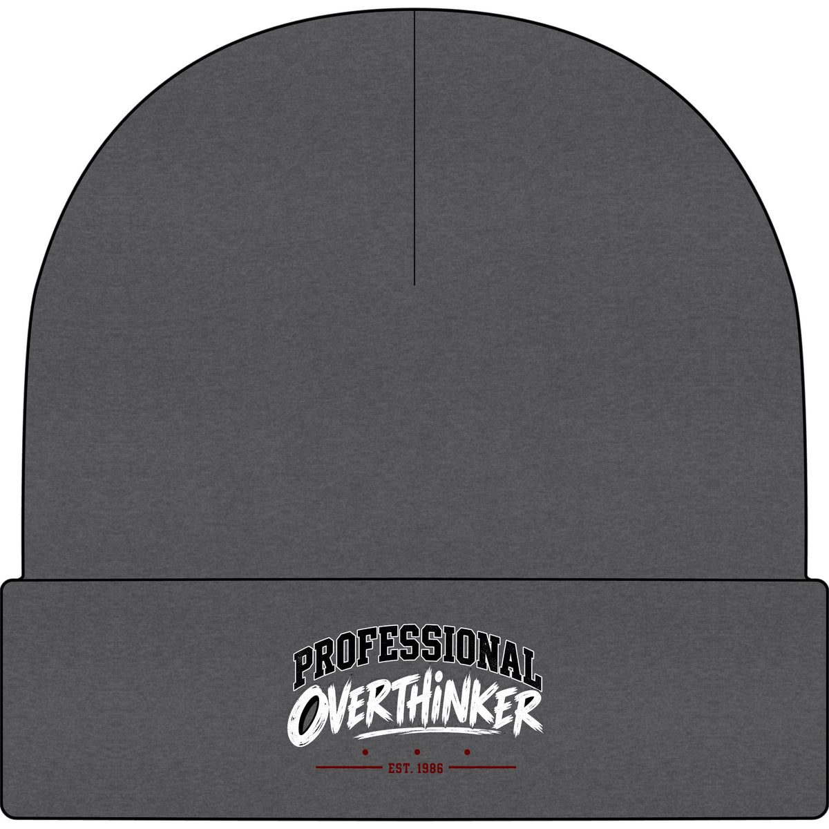 Professional Overthinker - AS Colour 1107 Cuff Beanie