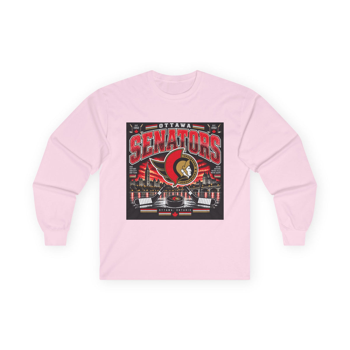 Ottawa Senators Est 1992 - Unisex Ultra Cotton Long Sleeve Tee