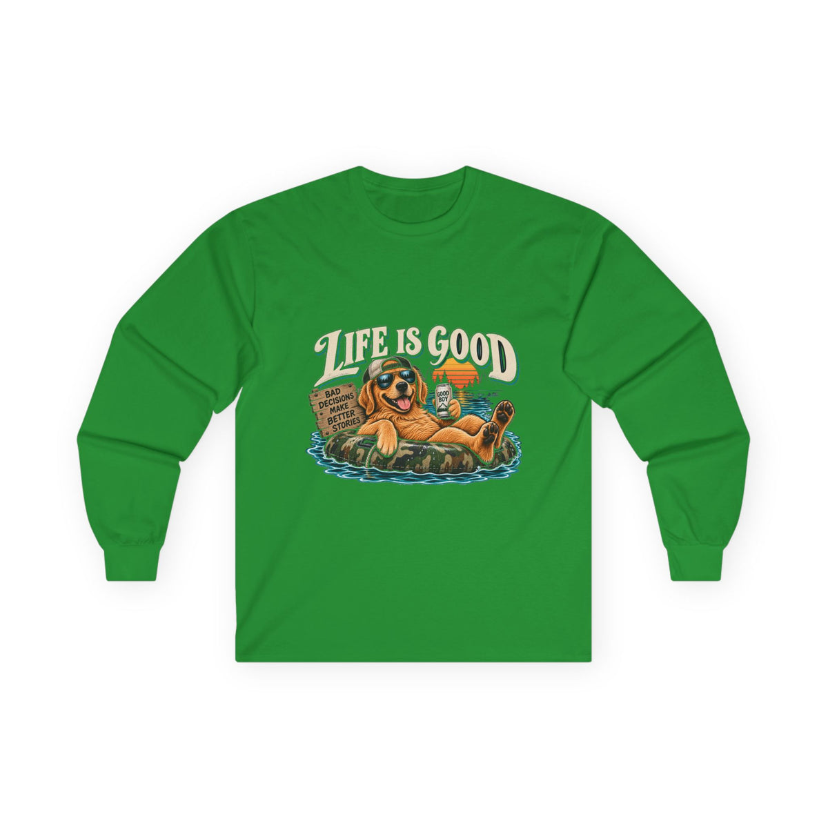 Life is Good Floatin' - Unisex Ultra Cotton Long Sleeve Tee
