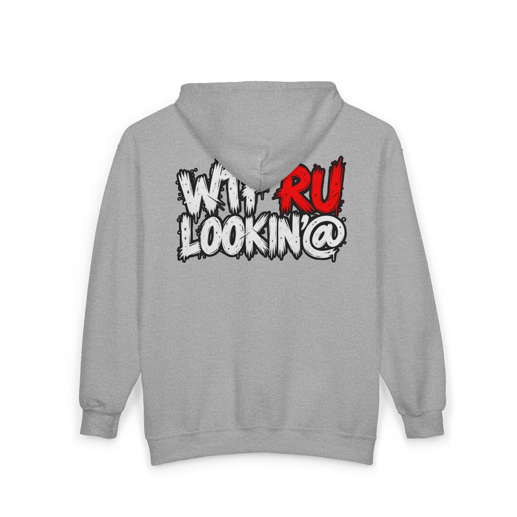 WTF RU LOOKIN AT - Full-Zip Hooded Sweatshirt