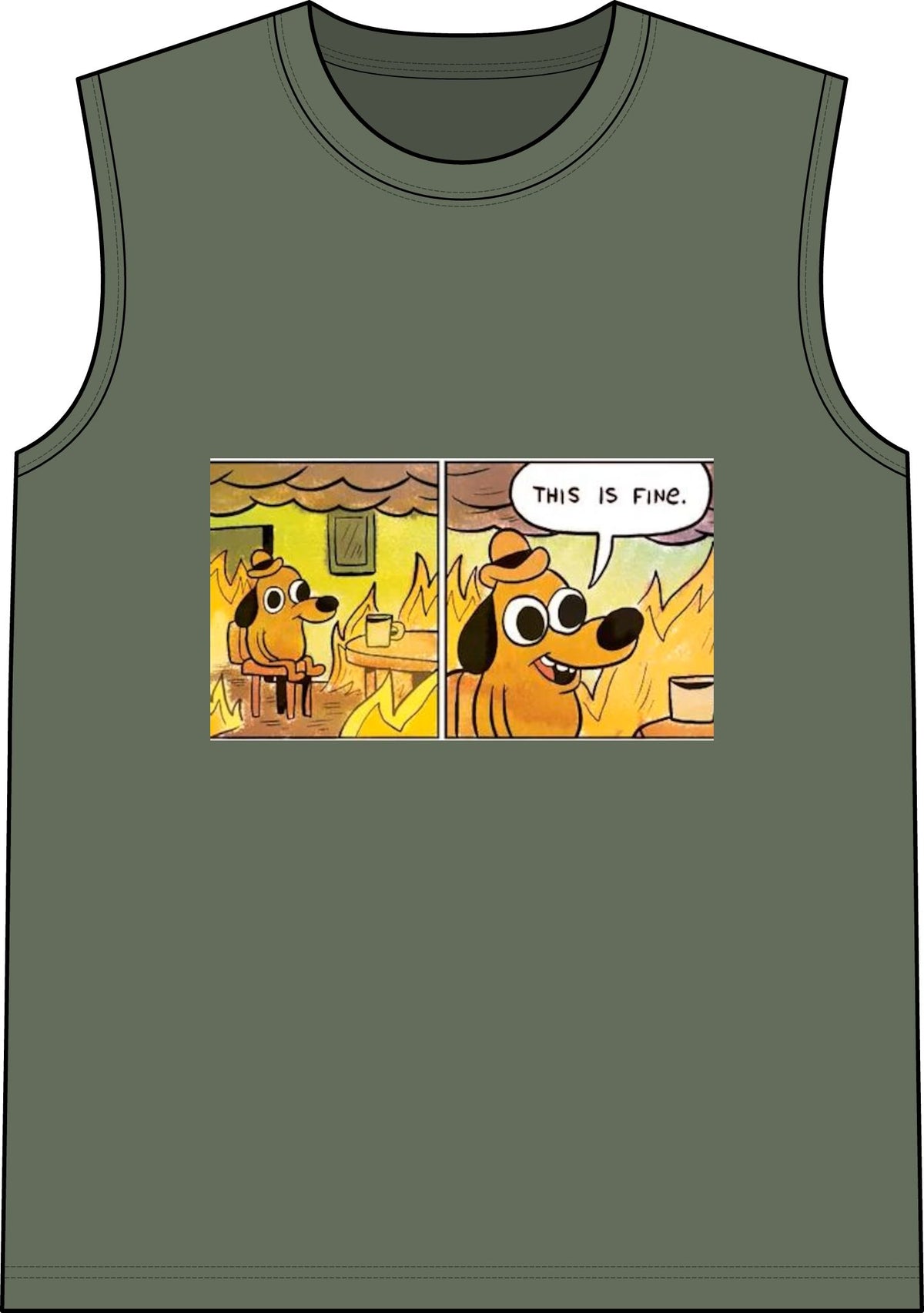 This Is Fine - Classic Tank