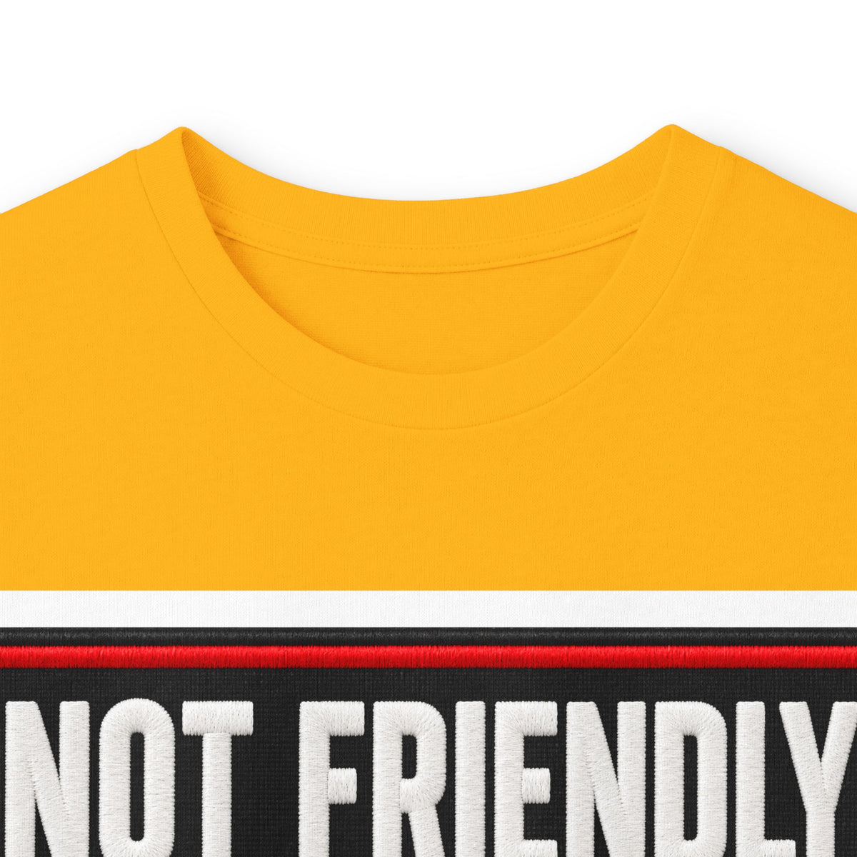 Not Friendly - Service Dog Patch - Unisex Ultra Cotton Long Sleeve Tee