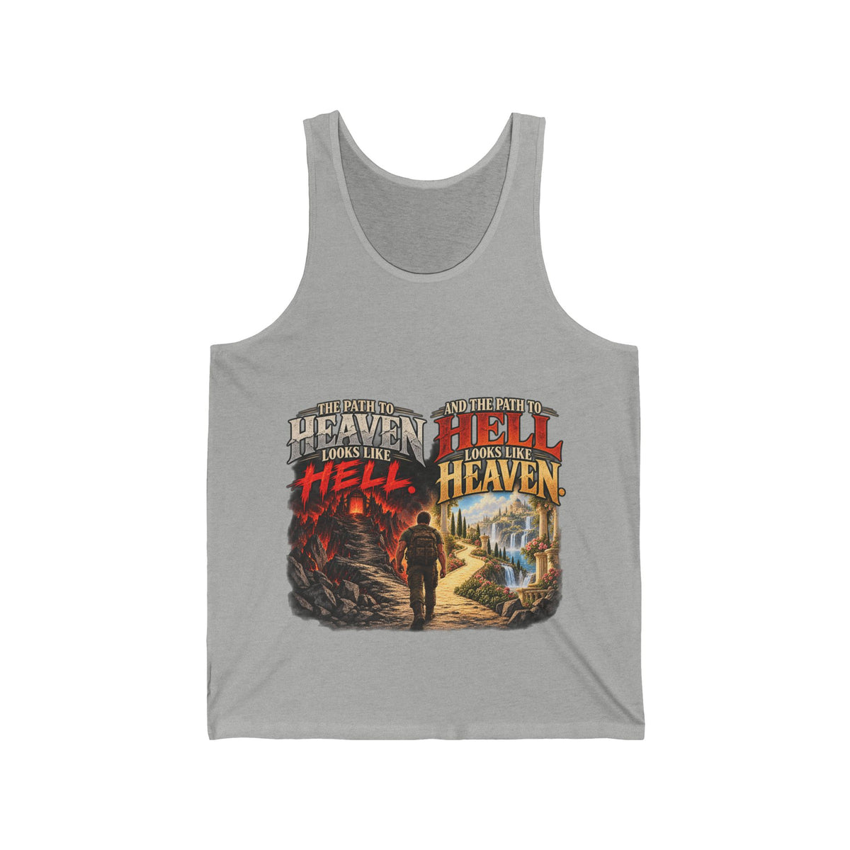 Path To Heaven Path To Hell - Athletic Tank