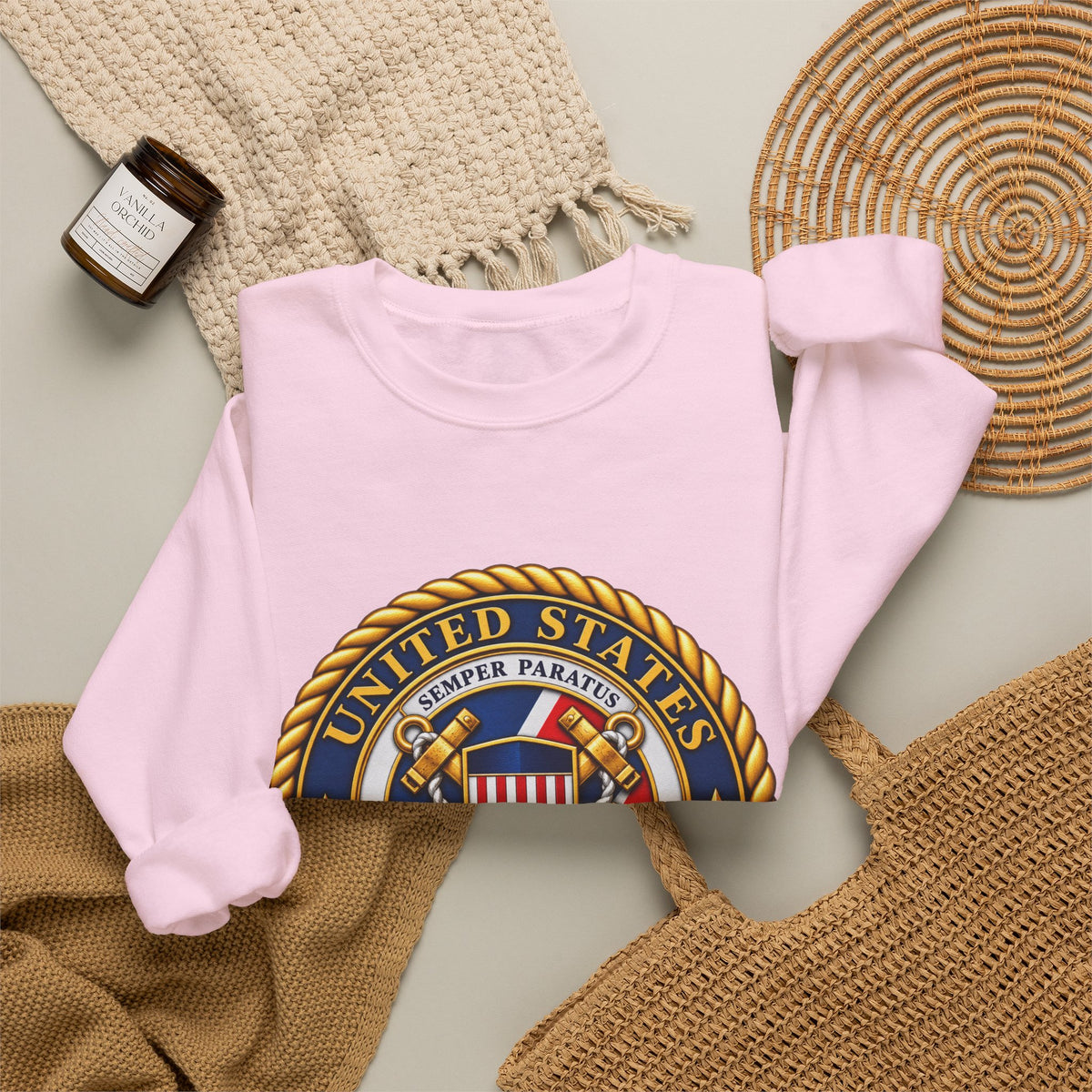 U.S. Coast Guard Emblem - Crewneck Sweatshirt