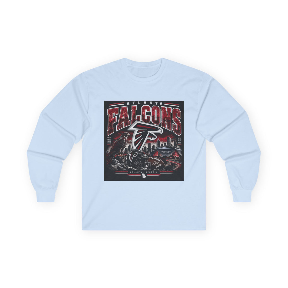 Atlanta Falcons Rise Up - Unisex Ultra Cotton Long Sleeve Tee