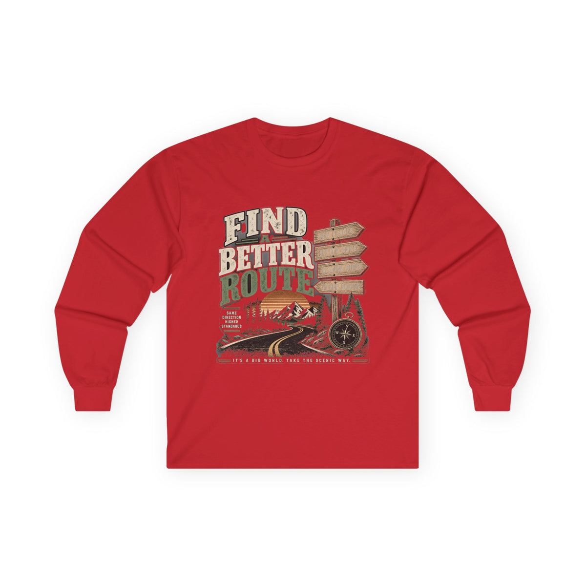 Find A Better Route - Unisex Ultra Cotton Long Sleeve Tee