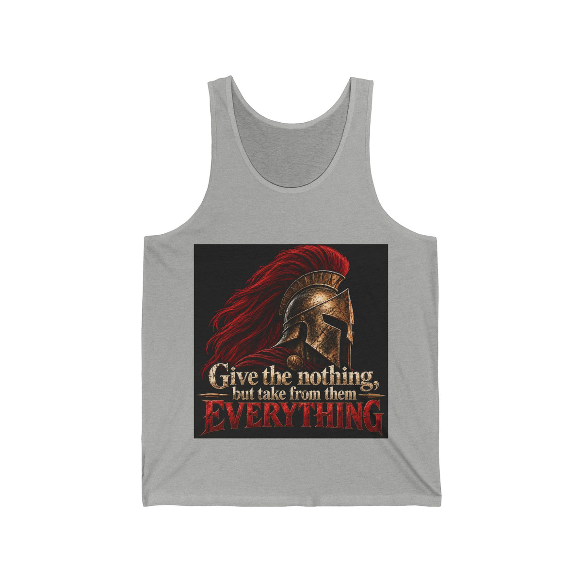 Spartan Helmet - Take Everything - Athletic Tank