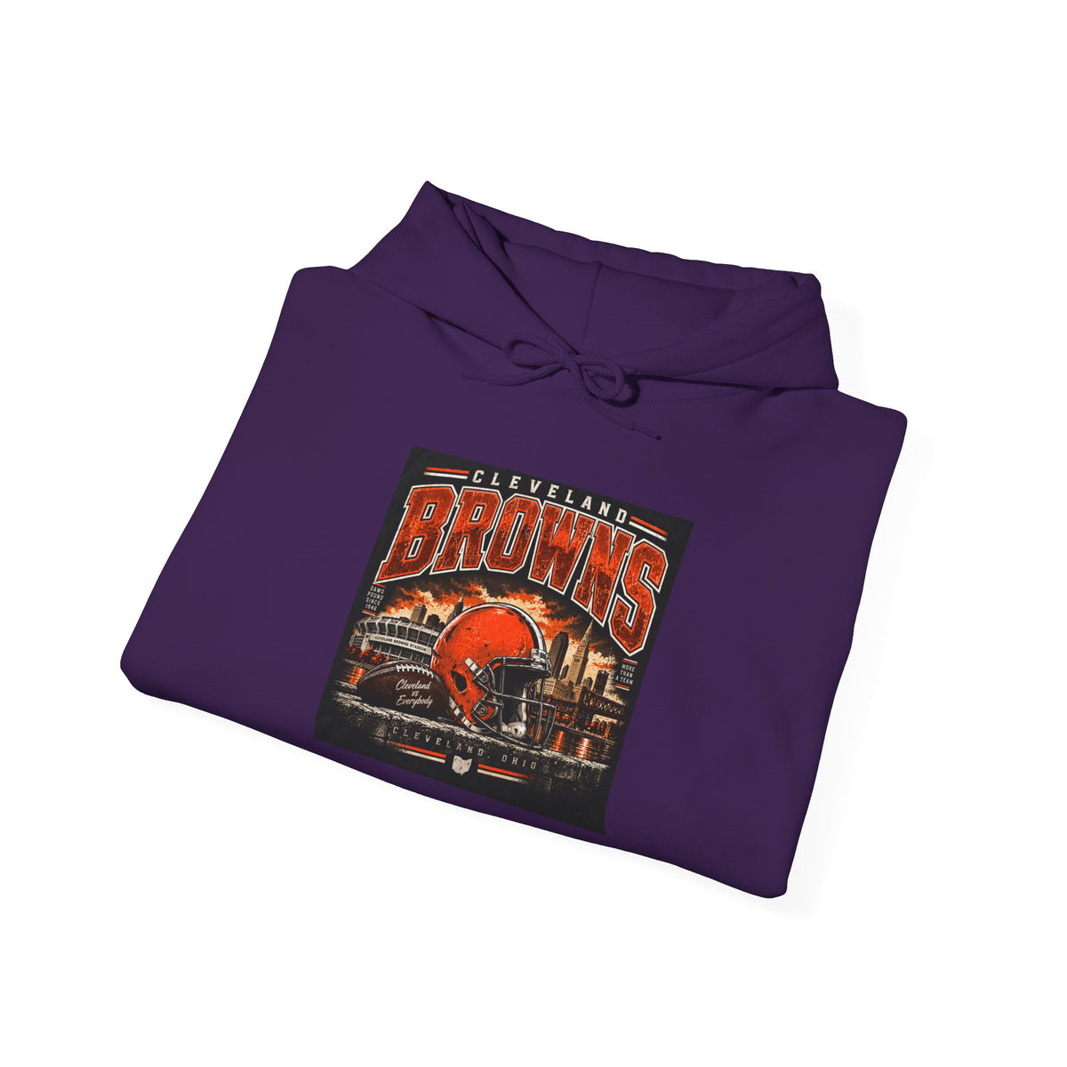 Cleveland Browns Skyline - Hoodie