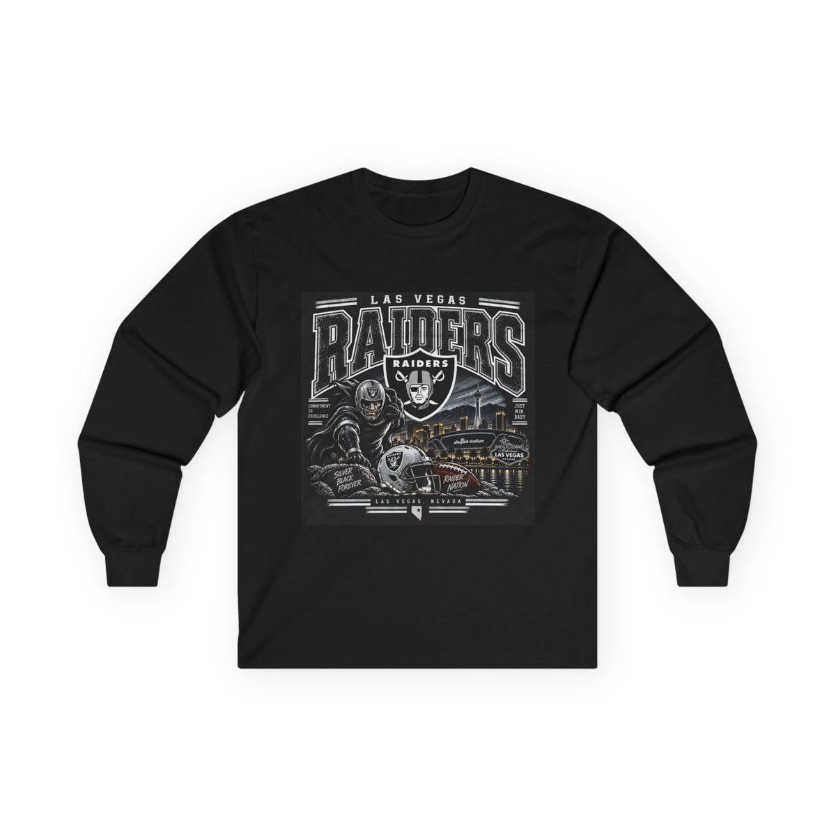 Las Vegas Raiders Nation - Unisex Ultra Cotton Long Sleeve Tee