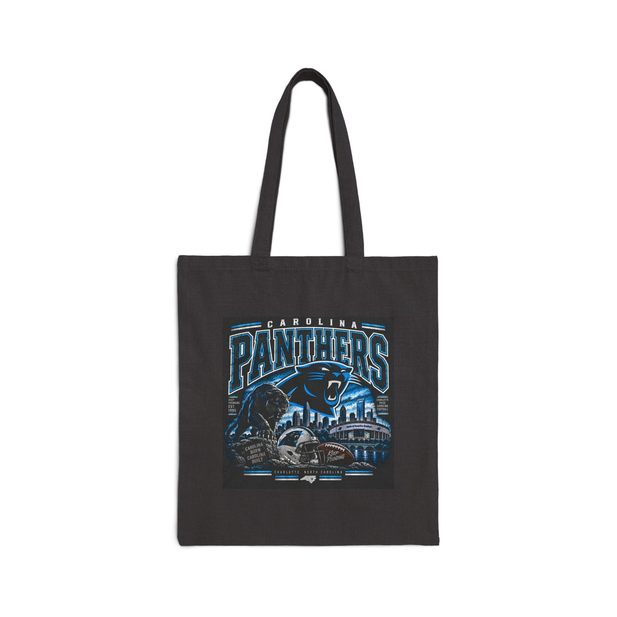 Carolina Panthers Keep Pounding - Canvas Tote