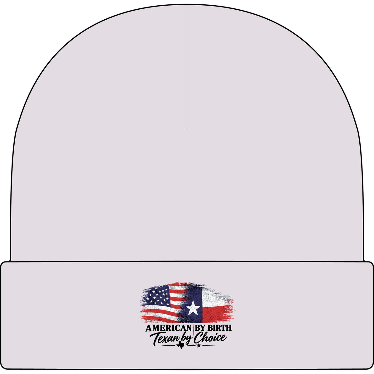 American by Birth, Texan by Choice - AS Colour 1107 Cuff Beanie