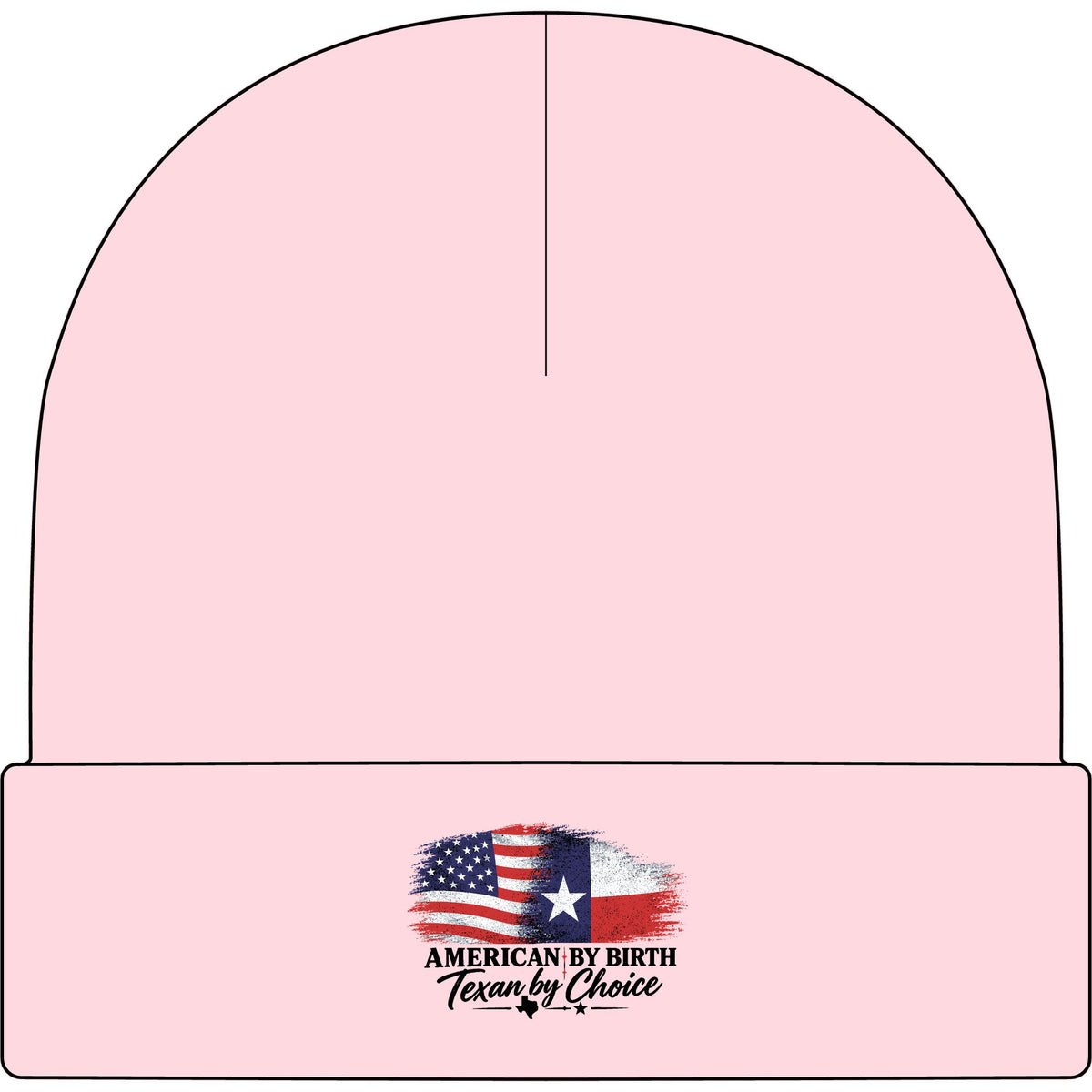 American by Birth, Texan by Choice - AS Colour 1107 Cuff Beanie