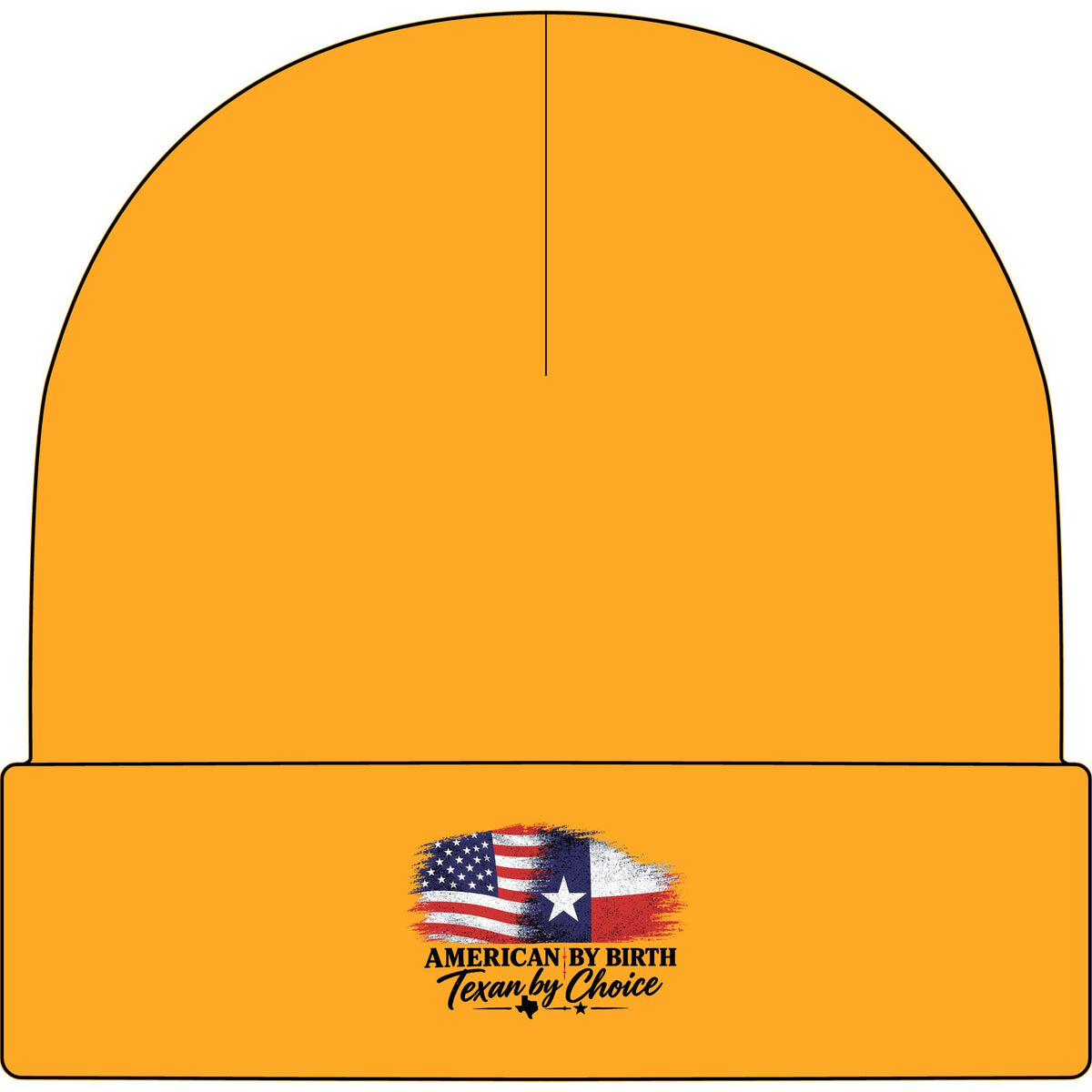 American by Birth, Texan by Choice - AS Colour 1107 Cuff Beanie
