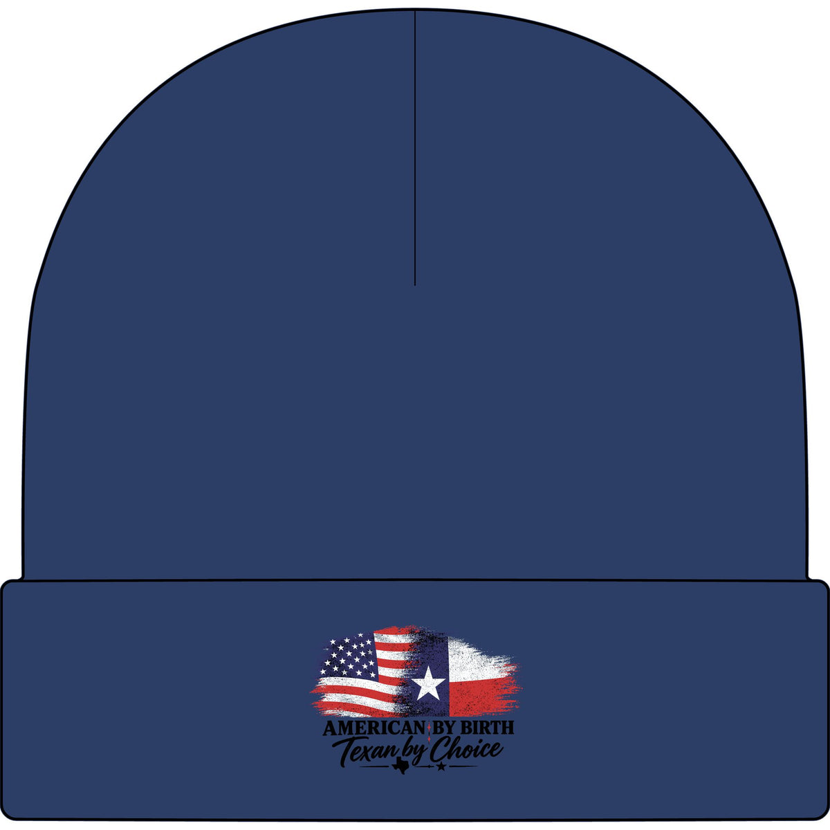 American by Birth, Texan by Choice - AS Colour 1107 Cuff Beanie