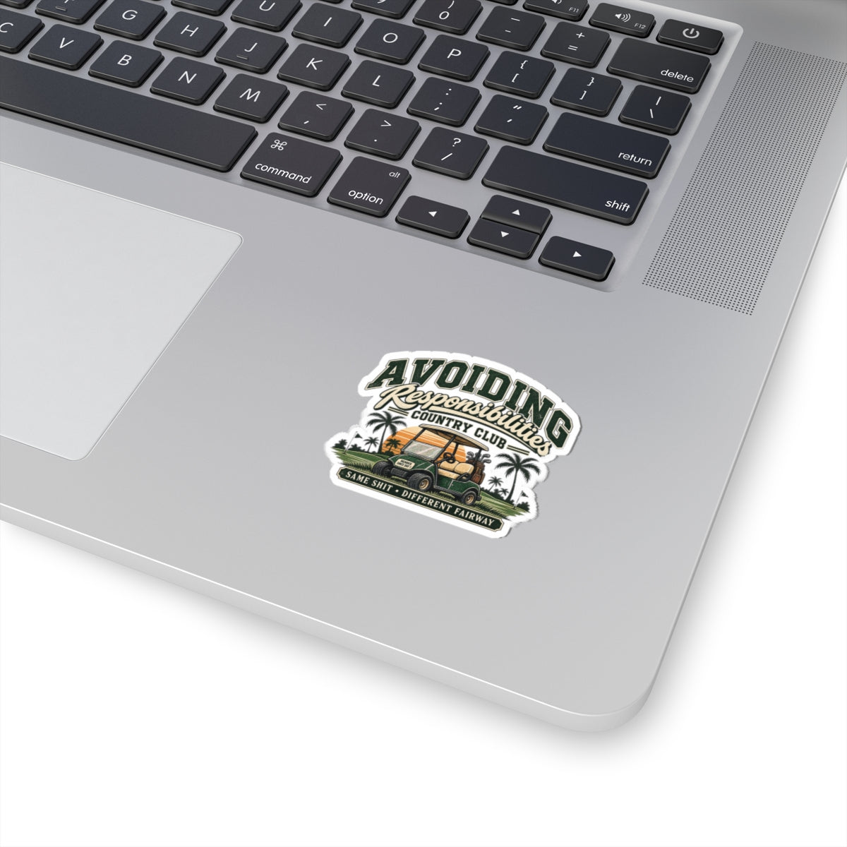 Avoiding Responsibility Country Club - Kiss-Cut Sticker
