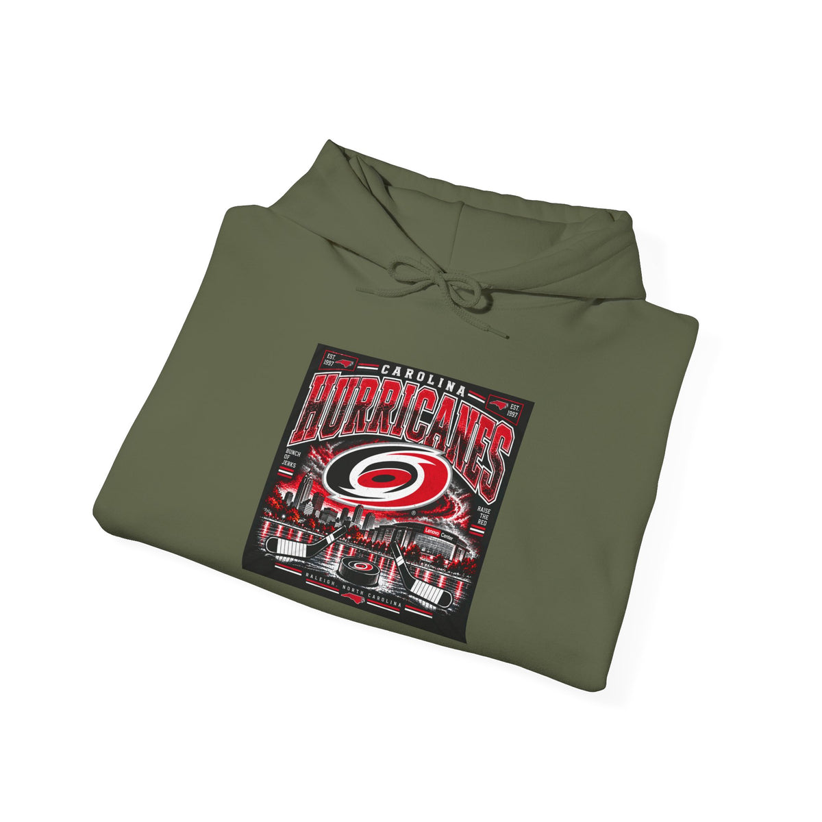 Carolina Hurricanes Skyline - Hoodie