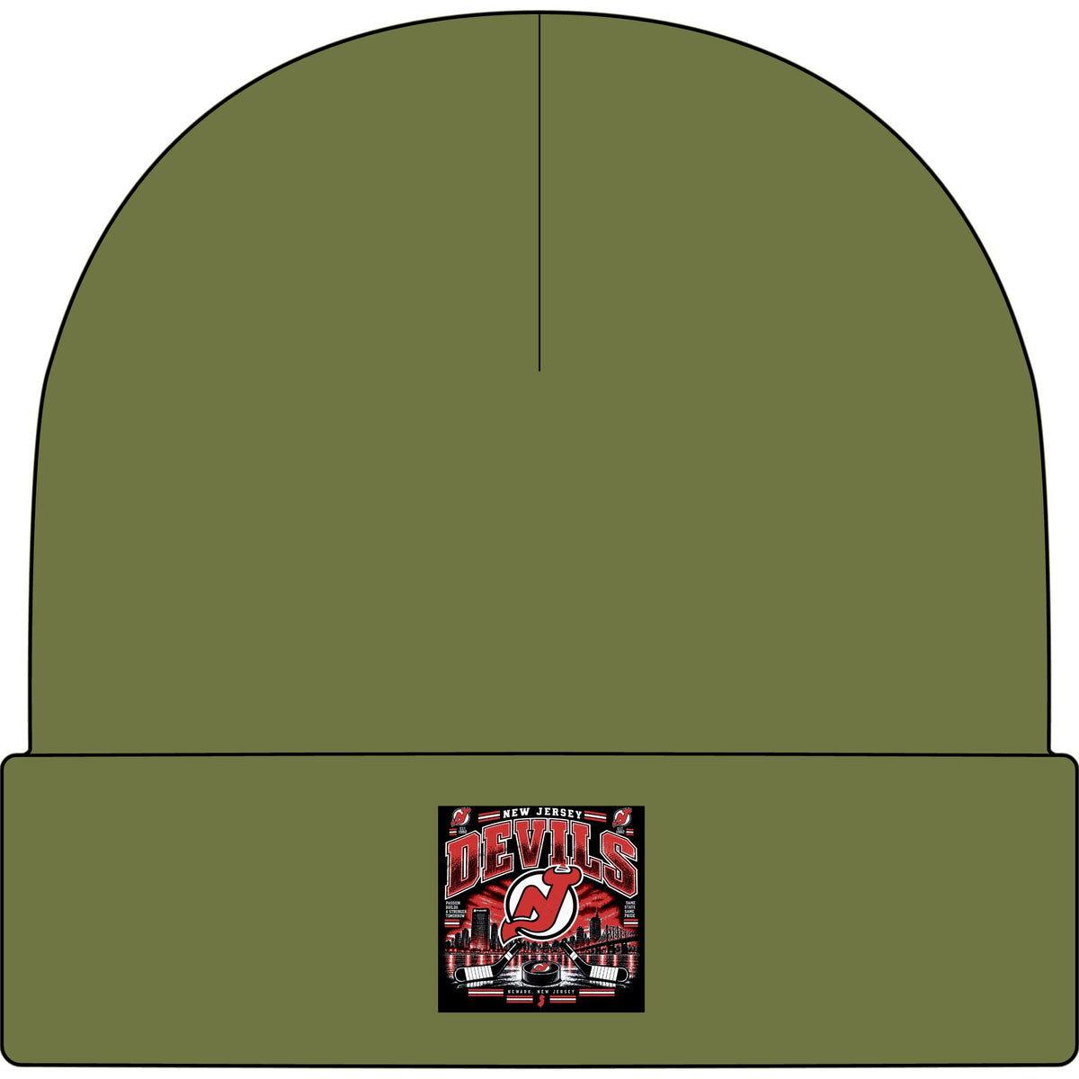 New Jersey Devils Pride - AS Colour 1107 Cuff Beanie