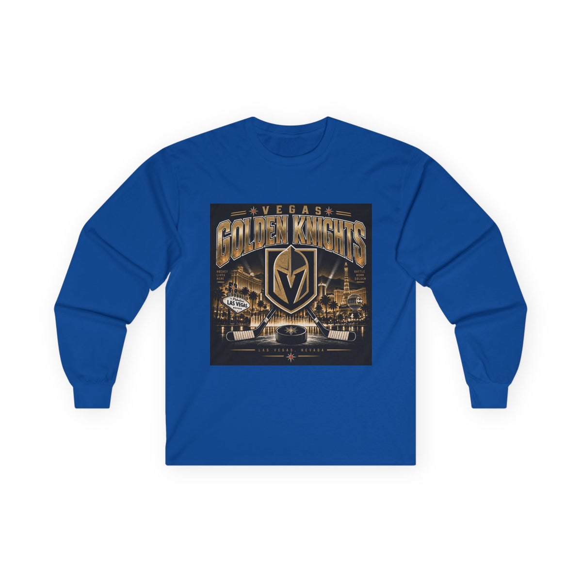 Golden Knights Vegas Nights - Unisex Ultra Cotton Long Sleeve Tee