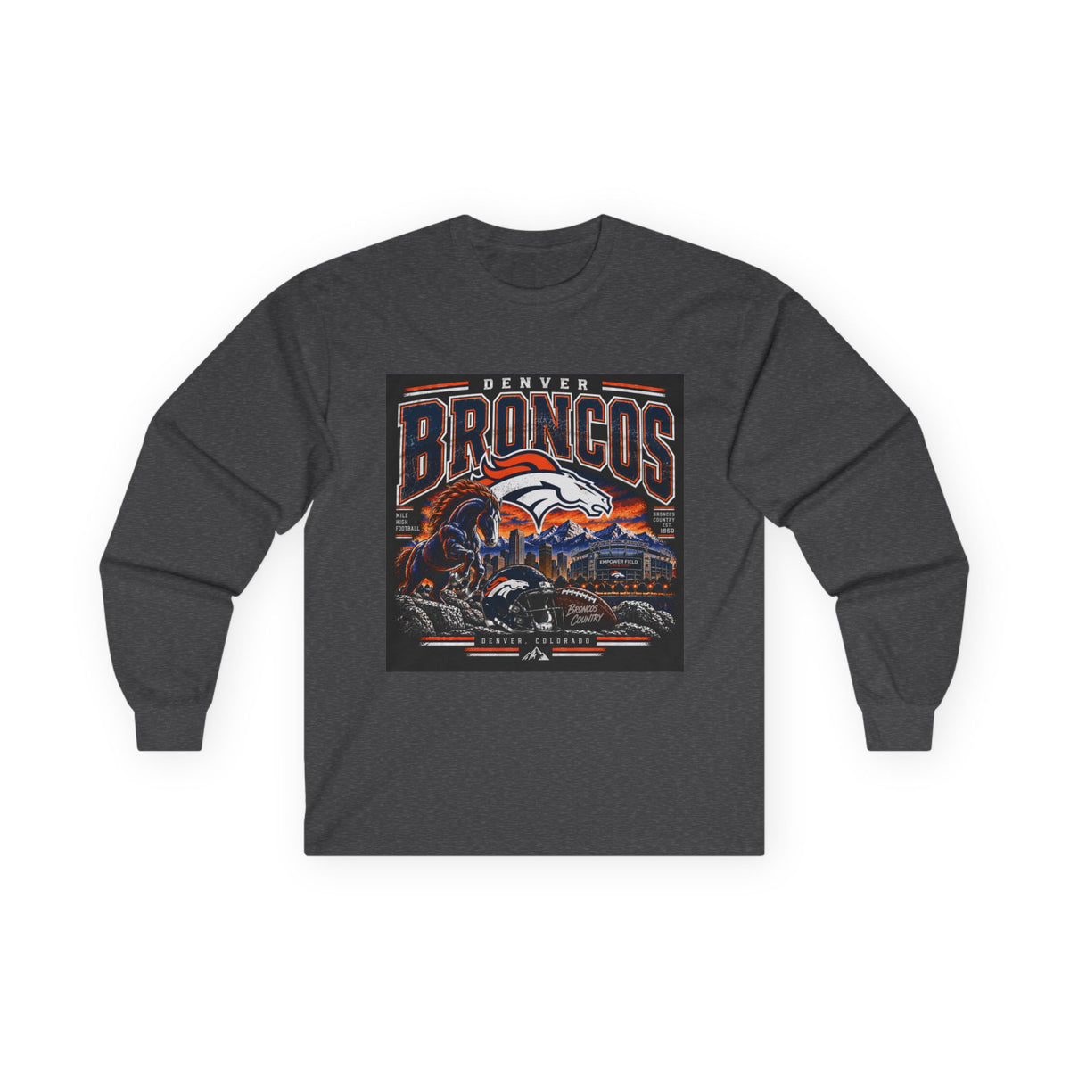 Denver Broncos Mile High Pride - Unisex Ultra Cotton Long Sleeve Tee