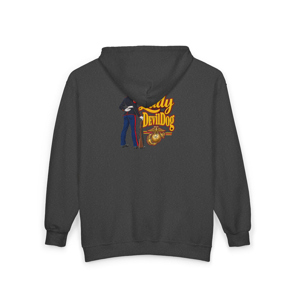 Lady Devil Dog - Full-Zip Hooded Sweatshirt