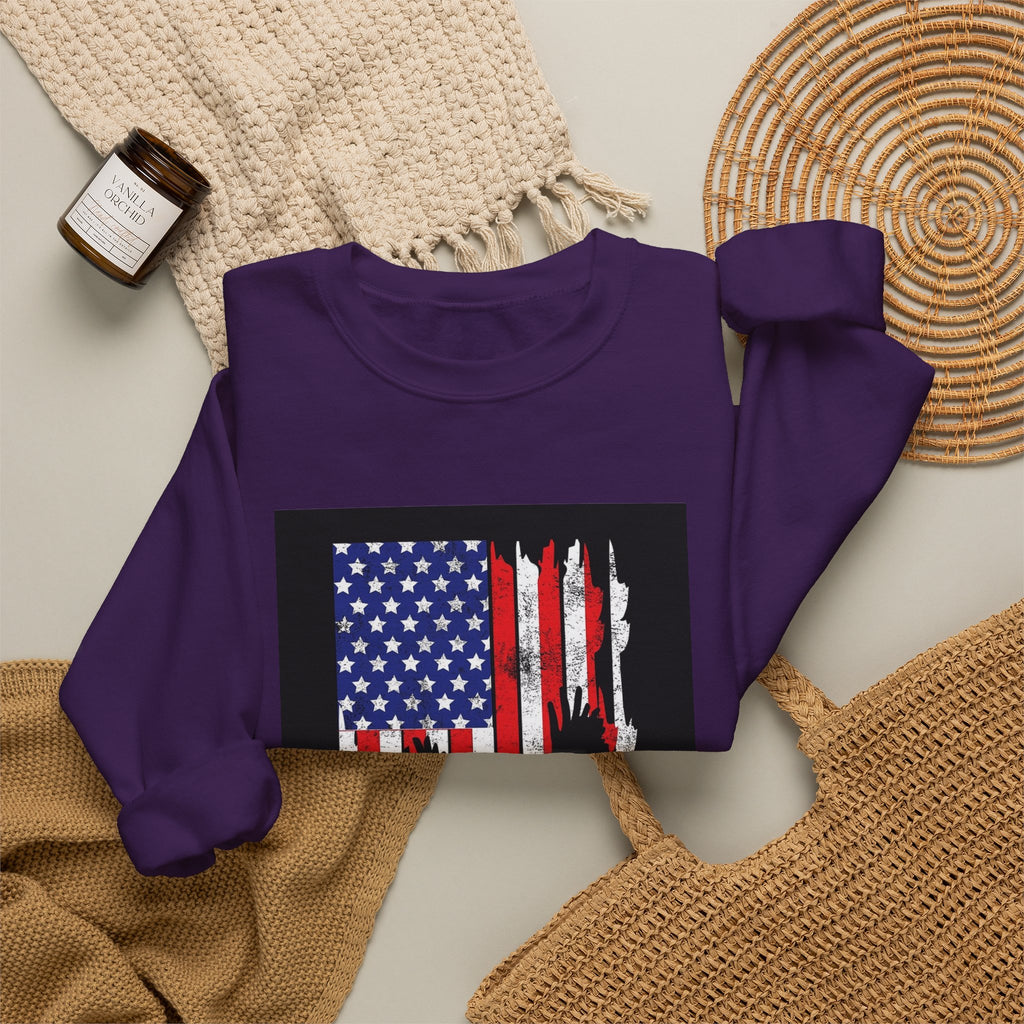 Old Glory Eagle - Crewneck Sweatshirt