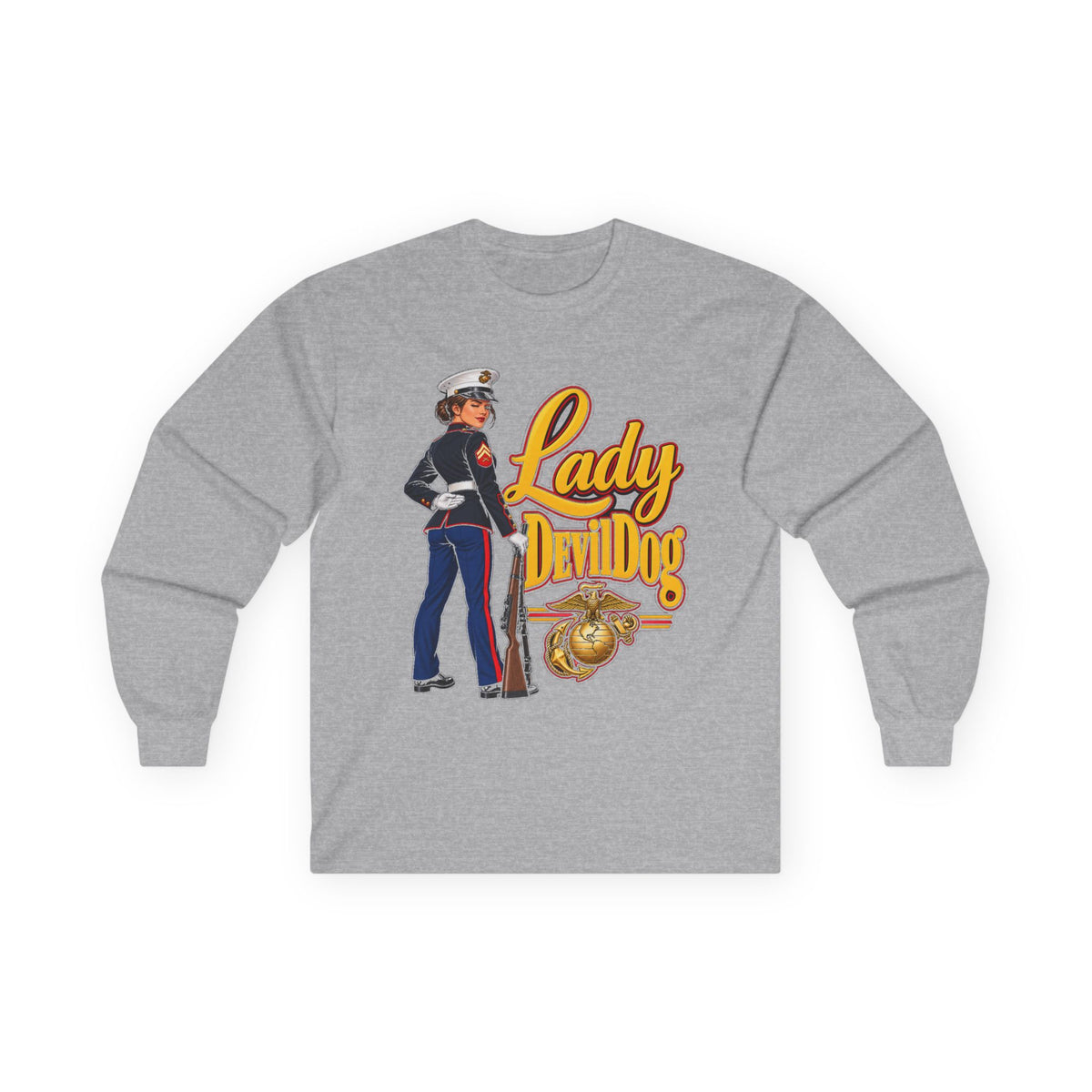 Lady Devil Dog - Unisex Ultra Cotton Long Sleeve Tee