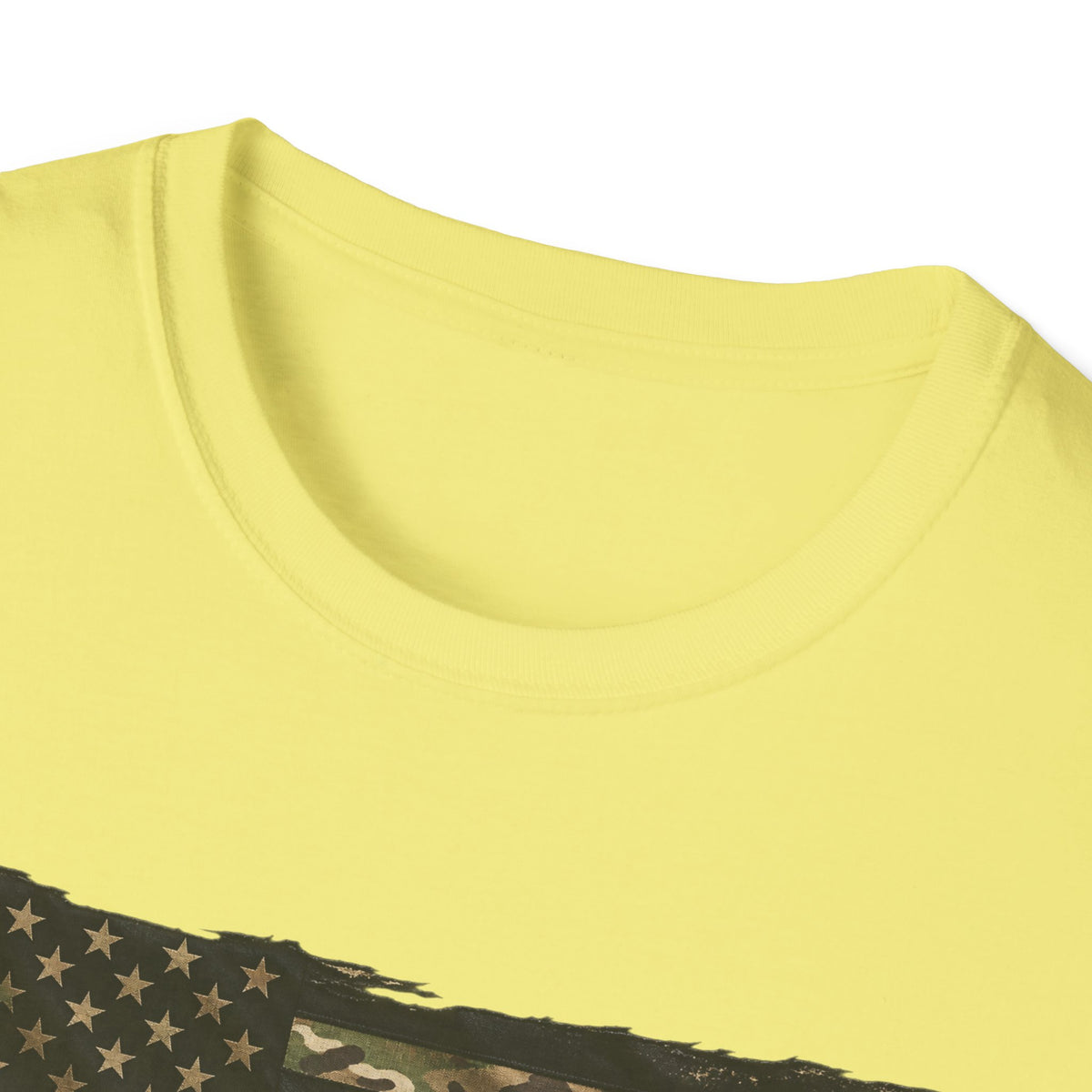 Black and Multicam American Flag - Classic Tee