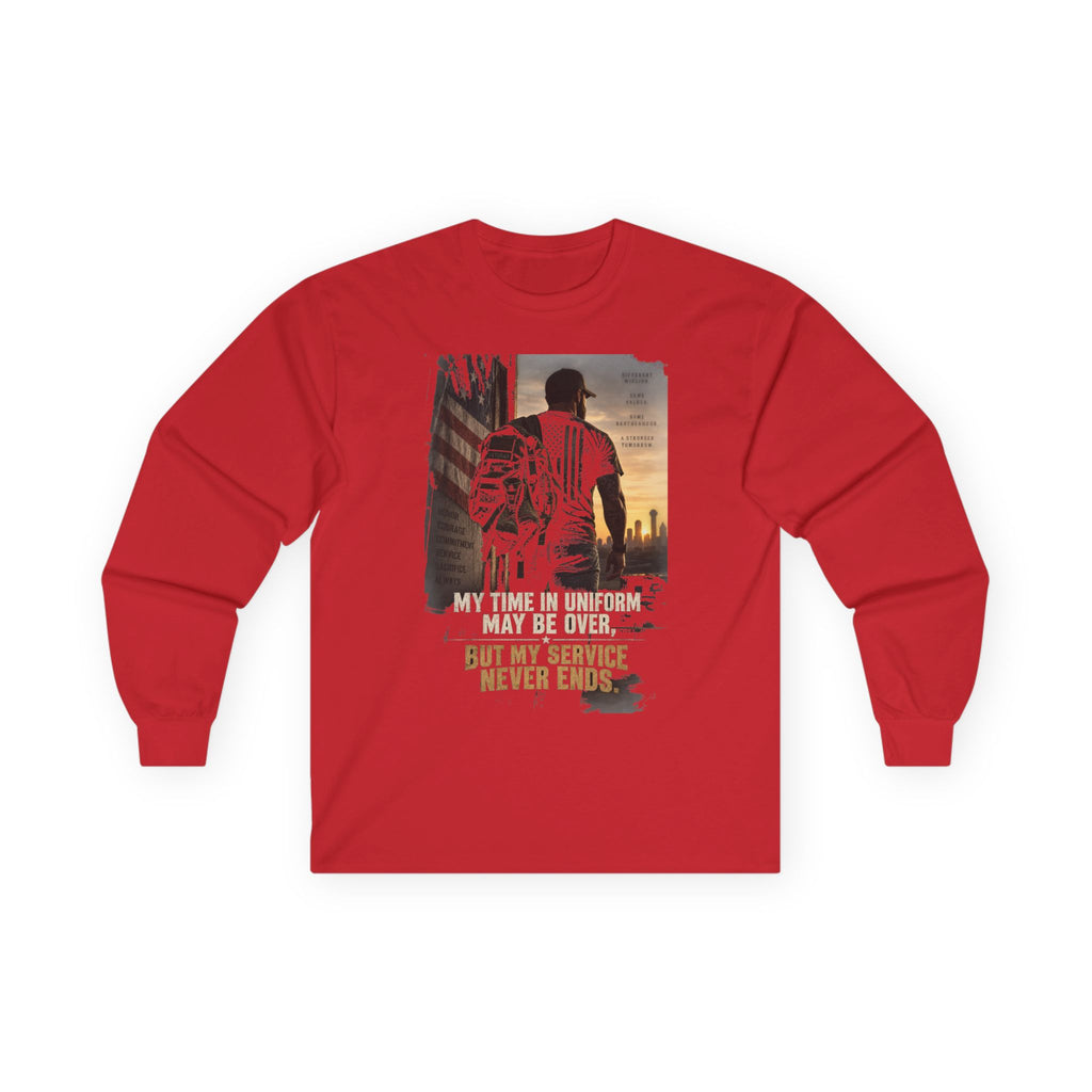 Service Never Ends - Unisex Ultra Cotton Long Sleeve Tee