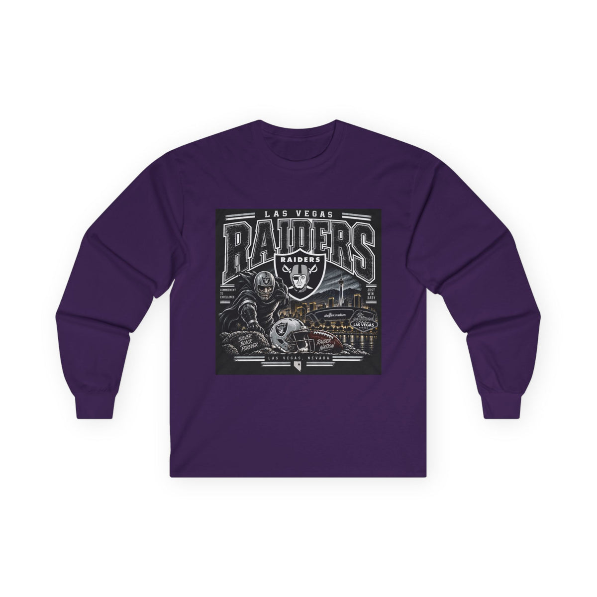 Las Vegas Raiders Nation - Unisex Ultra Cotton Long Sleeve Tee