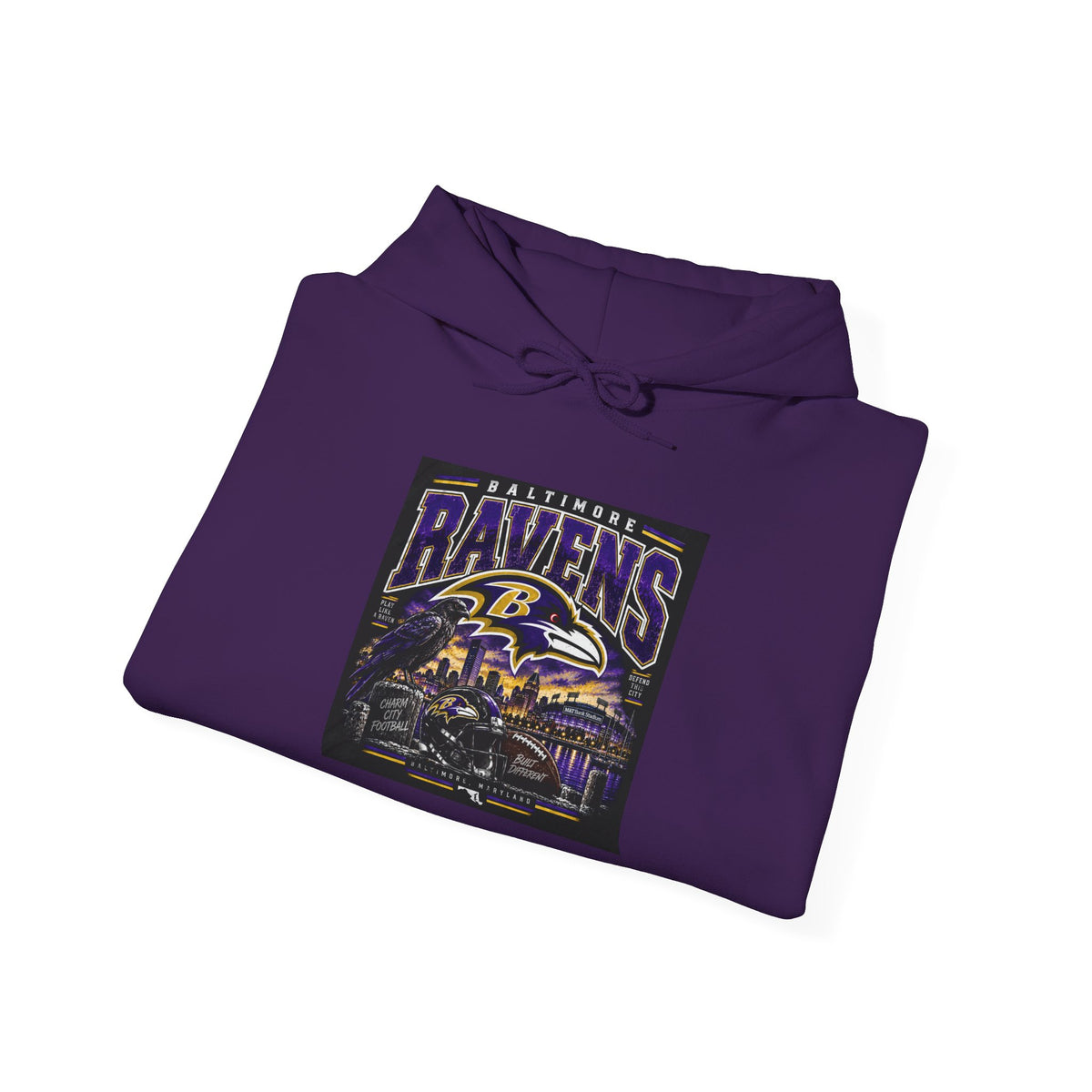 Baltimore Ravens Skyline Tee - Hoodie