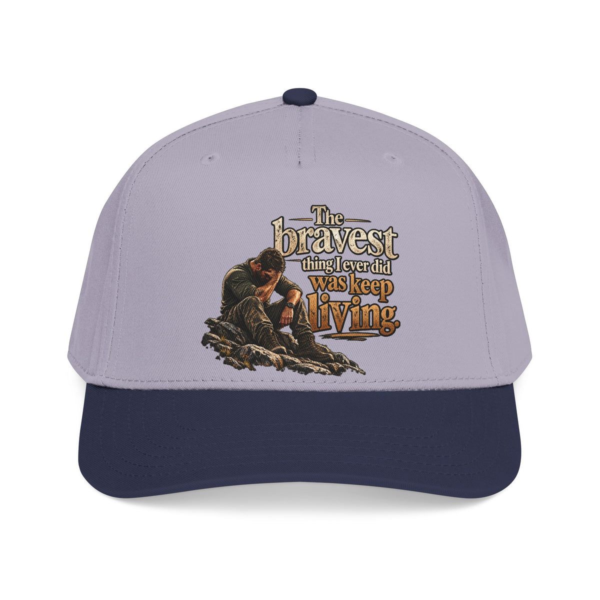 The Bravest Thing I Ever Did Was Keep Living - OTTO Baseball Hat