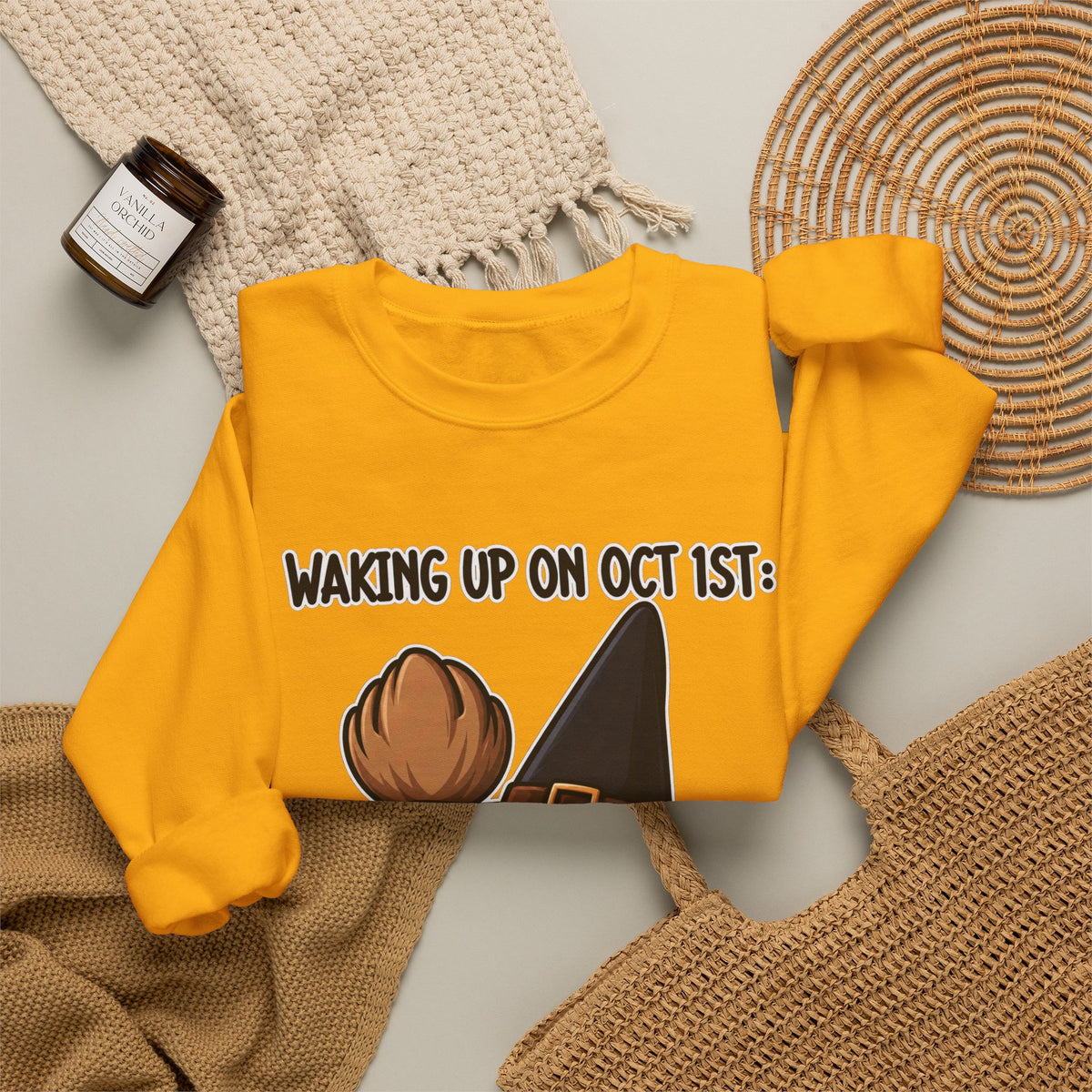 Waking Up On Oct 1st - Crewneck Sweatshirt