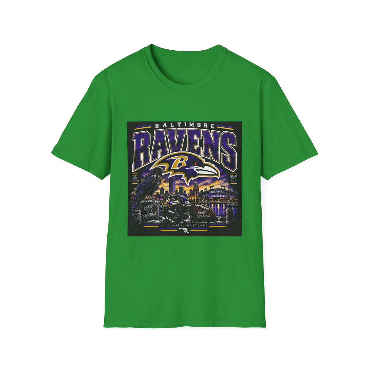Baltimore Ravens Skyline Tee - Classic Tee