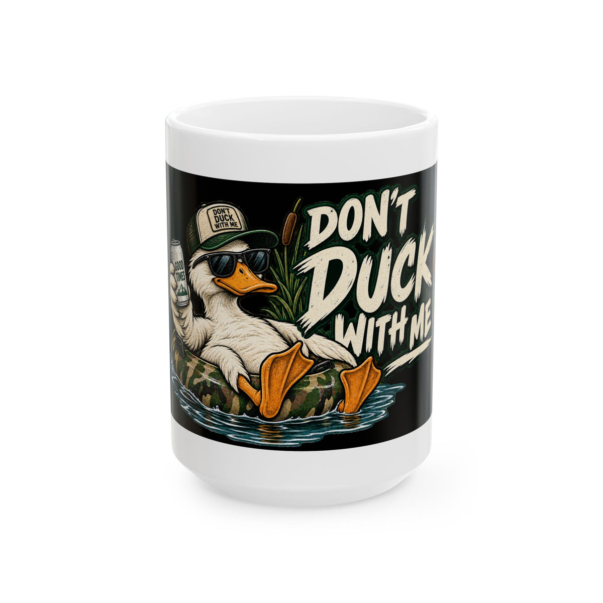 Duck With Me Camo - Ceramic Mug 11oz and 15oz