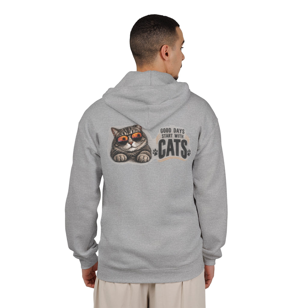Cat Lover - Full-Zip Hooded Sweatshirt
